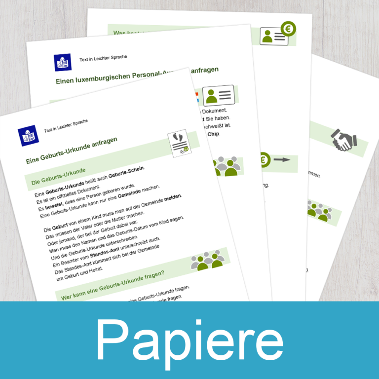 Link zum Thema Papiere